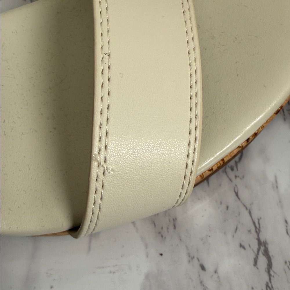 Calvin Klein Women's Cream Sandals - Picture 10 of 13